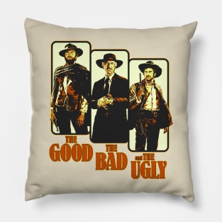 The Good, The Bad and The Ugly Pillow