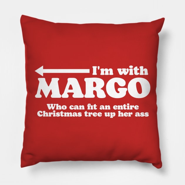 Christmas Vacation Todd and Margo (His and Hers Matching Set) Pillow by darklordpug