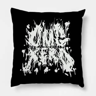 OmgXero Deathmetal Logo Pillow