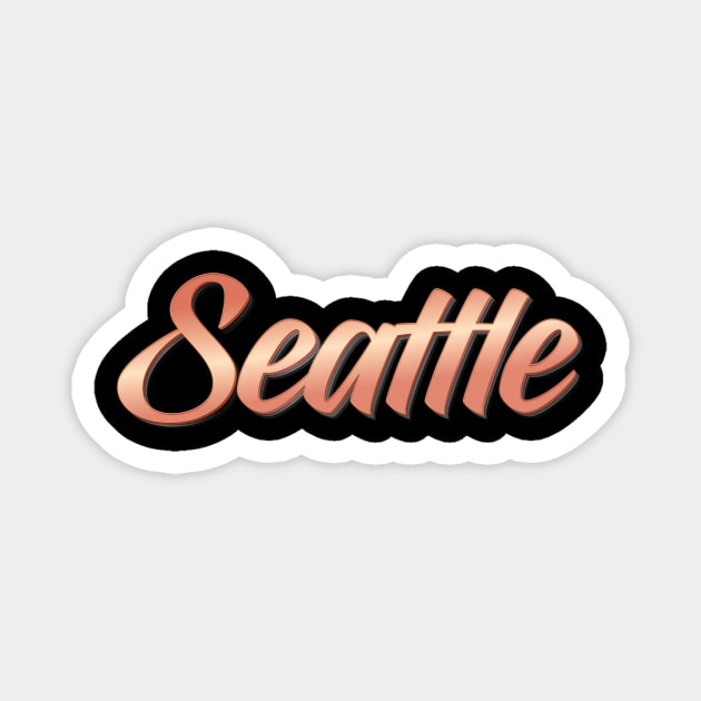 Seattle Magnet by ProjectX23Red