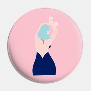 Blue girl. Pin