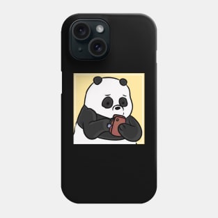 Texting Panda Phone Case