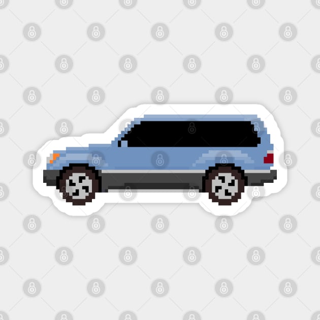 Land Cruiser Pixelart Magnet by retsbor10@comcast.net