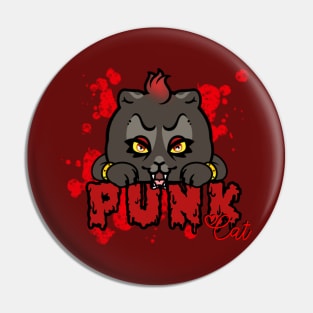 Punk Cat Pin