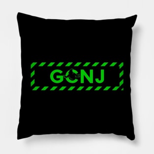 GCNJ green hazard Pillow