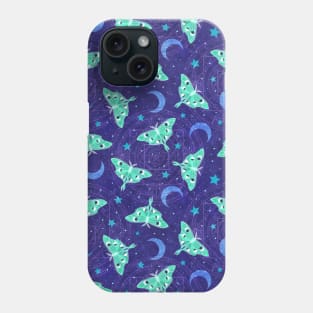 Luna Phase Pattern Phone Case