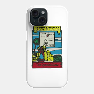 Vintage New Mexico Decal Phone Case
