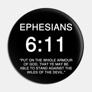 Ephesians 6:11 Bible Verse KJV Text Pin