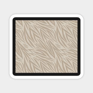 Modern Animal Skin Pattern Zebra Magnet