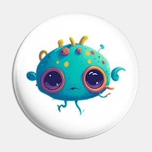 A cute Alien Invasion - The little Alien Collection Pin