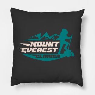 Mount Everest Climber Pillow