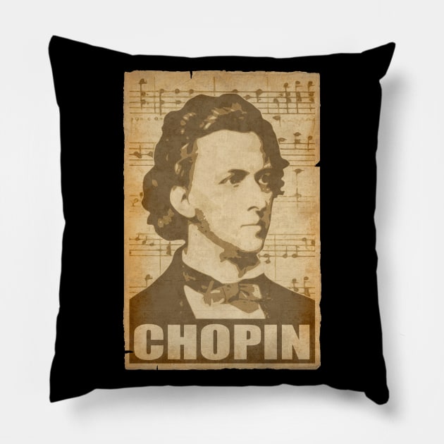 Frederic Chopin Pillow by Nerd_art