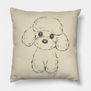 Poodle puppy Pillow