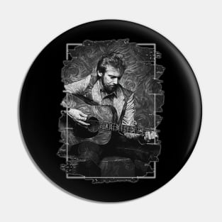 keith whitley \\ Brush Art Pin