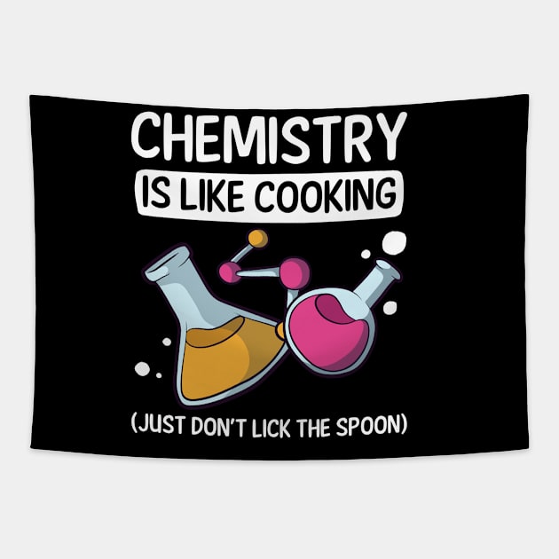 Chemistry Teacher Shirt | Is Like Cooking Tapestry by Gawkclothing