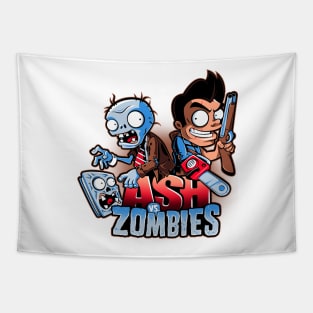 Ash vs Zombies Tapestry