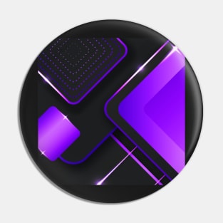 Abstract Art Purple Pin