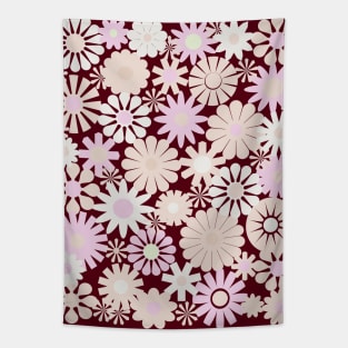 Vintage Floral Design Scandinavian Style Tapestry