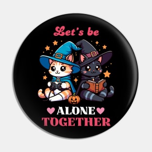 Alone Together - Valentine Cat Pin