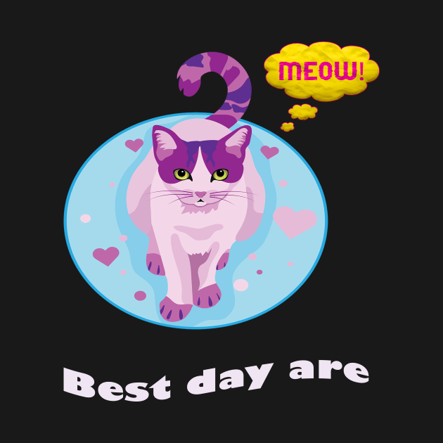Best days are meow days by sino shop