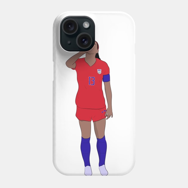 Alex Morgan Phone Case by SickSticksCo