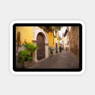 Street in Arco in North Italy Magnet