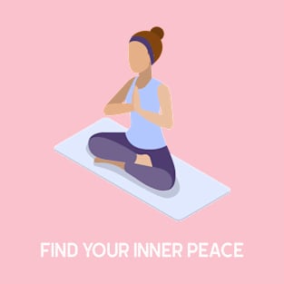 Find your Inner Peace Yoga T-Shirt