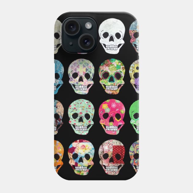 Skulls Phone Case by KatherineBlowerDesigns