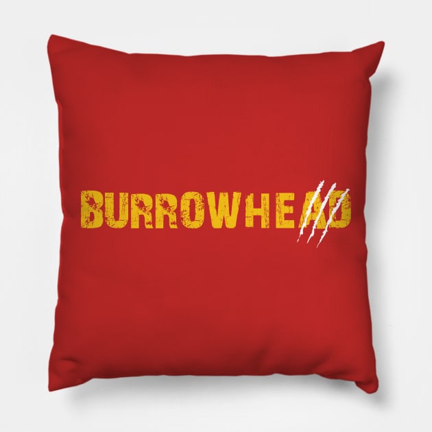 burrowhead rawr Pillow by Mortensen