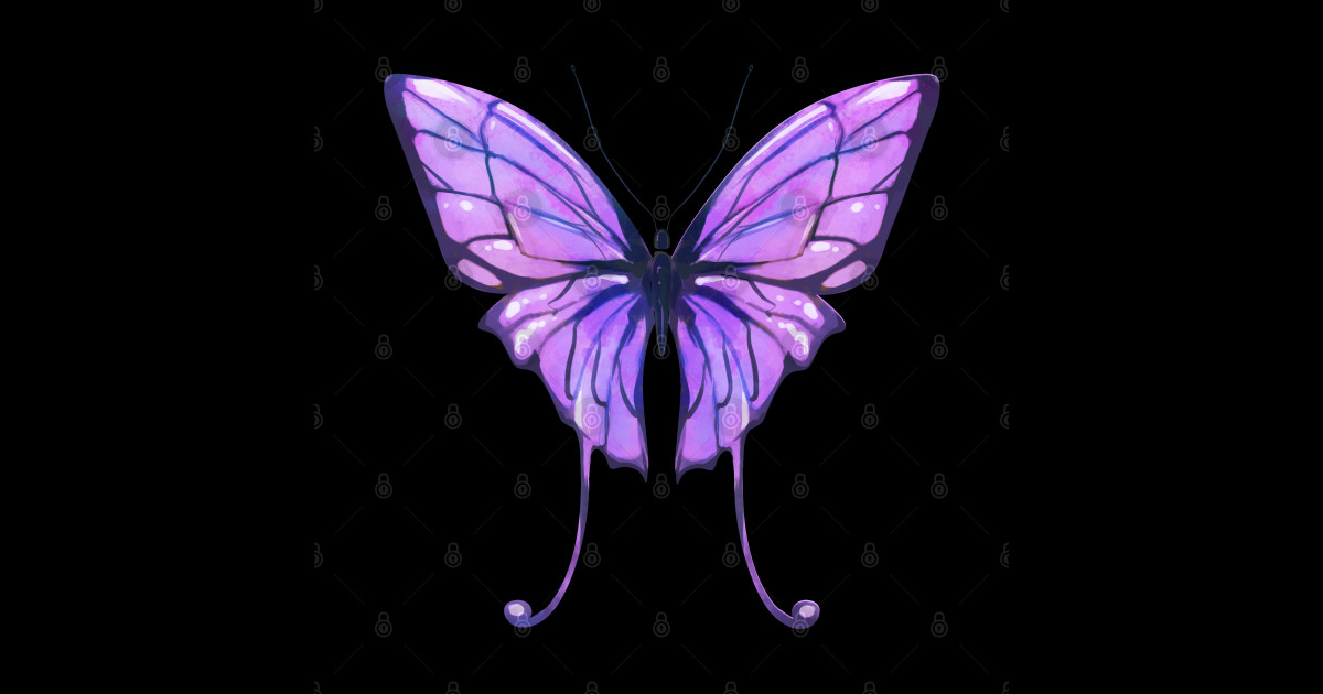 Purple butterfly emoji Purple Butterfly Emoji Artistic