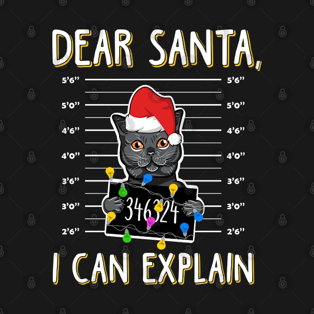 Dear Santa I Can Explain. Ugly Christmas Sweater. by KsuAnn