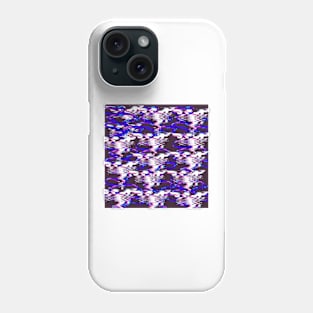 Glitch purple Phone Case