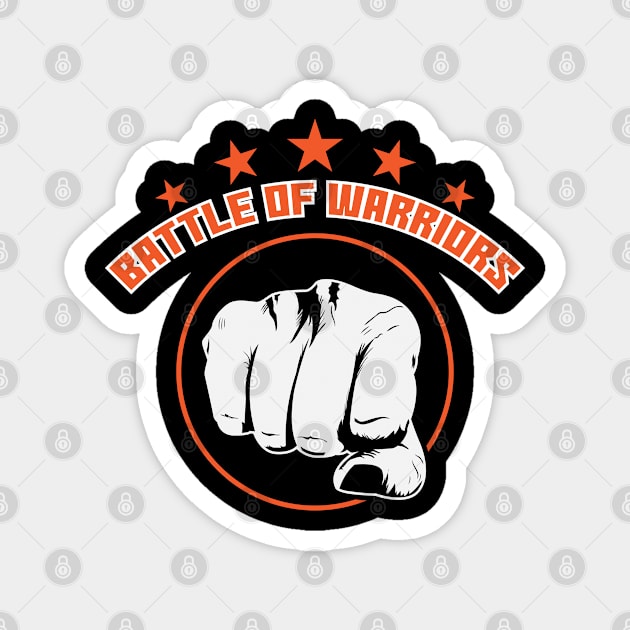 Mixed Martial Arts "Battle of Warriors" Magnet by dieEinsteiger