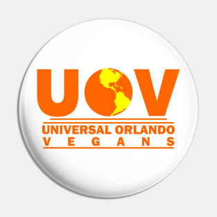 Universal Orlando Vegans Orange Pin