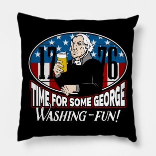 Time For Some George Washing-FUN! Pillow
