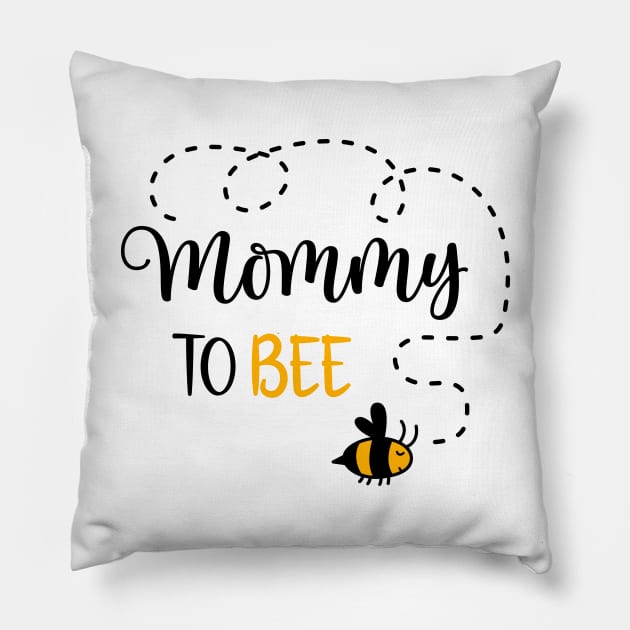 Mommy to be - pregnancy reveal. New mother Pillow by SerenityByAlex