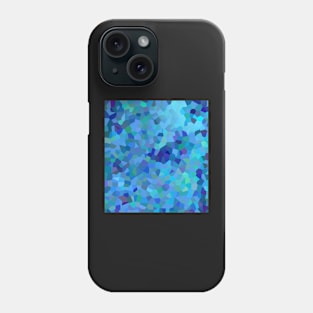 Blue Abstract Texture Phone Case