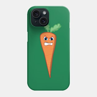 Angry Carrot Phone Case