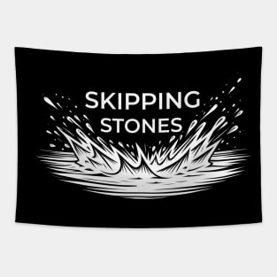 Skipping Stones Stone Skipping Skimming Tapestry