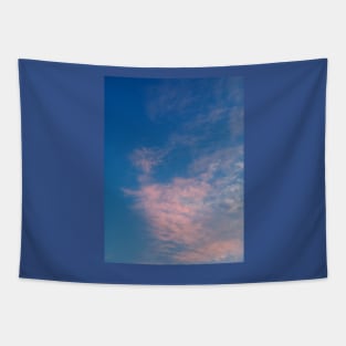 Blue Sky | Pink Clouds Photo Tapestry