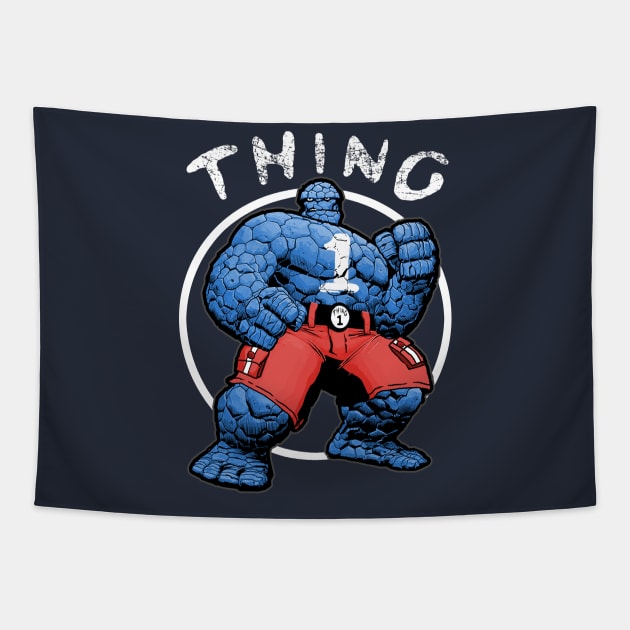 THING One Fantastic Four Tapestry by theDarkarts
