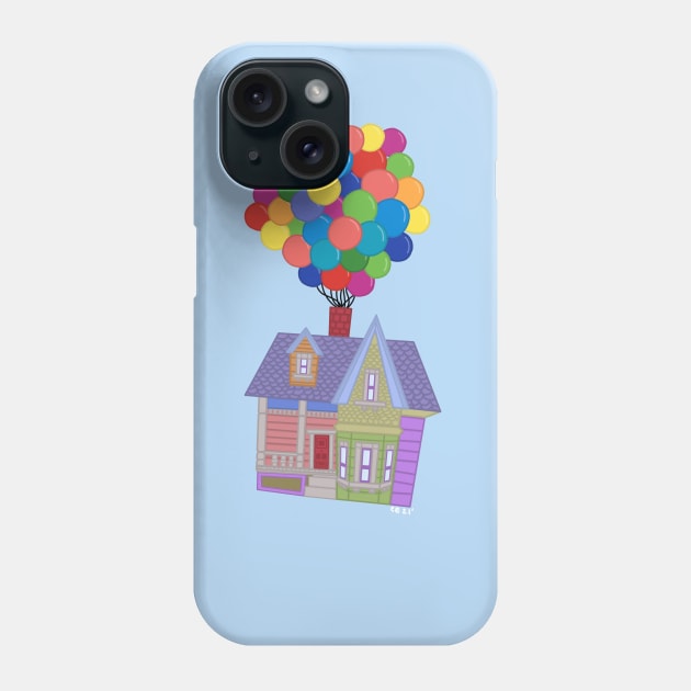 Balloon House Phone Case by cenglishdesigns