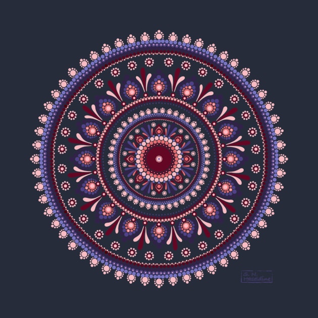 Midnight Festival Mandala by Shaseldine
