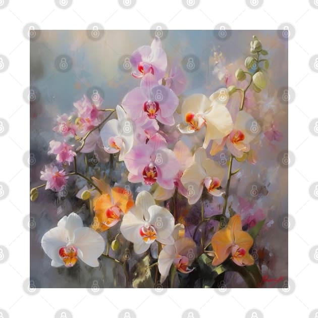 Pastel Orchid Bouquet by FrenArt