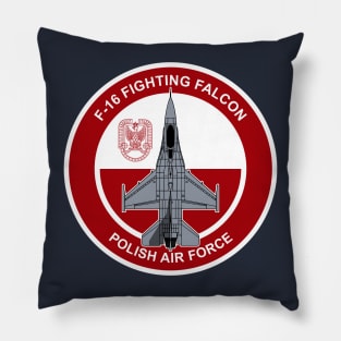 Polish F-16 Fighting Falcon Pillow