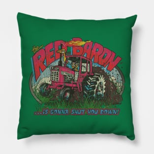 The Red Baron Monster Tractor 1981 Pillow