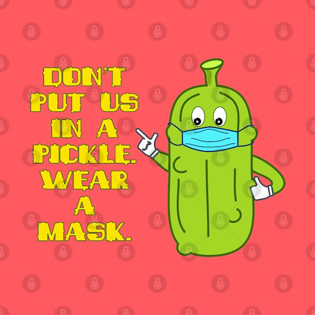 Face Mask Awareness Pickle by Punderstandable