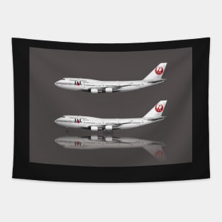 Japan Airlines 747-400 2 Tapestry