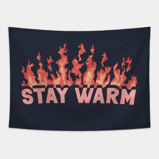 Stay Warm Tapestry