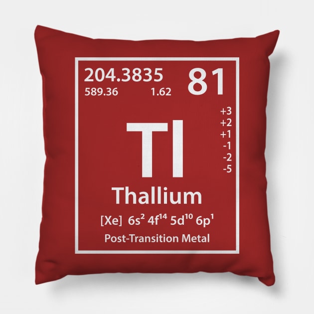 Thallium Element Pillow by cerebrands